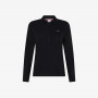 Cotton piqué polo shirt BLACK