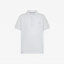 Cotton piqué polo shirt WHITE