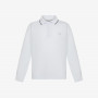 Cotton piqué polo shirt WHITE