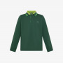 Cotton piqué polo shirt DARK GREEN