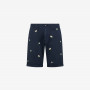 CHINO SHORTS EMBROIDERY NAVY BLUE