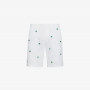 CHINO SHORTS EMBROIDERY BIANCO PANNA