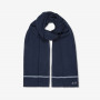 Wool scarf NAVY BLUE