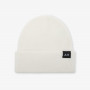 Ribbed wool beanie OFF WHITE