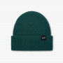 Ribbed wool beanie DARK GREEN