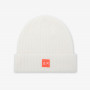 Ribbed wool beanie OFF WHITE