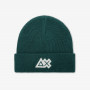 Ribbed wool beanie DARK GREEN