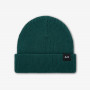 Ribbed wool beanie DARK GREEN