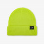 Ribbed wool beanie LIME