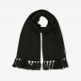 Wool scarf BLACK