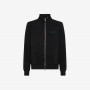 FULL ZIP BASIC COTT. FL. BLACK