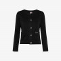 ROUND JACKET COTTON FL. NERO