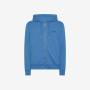 Felpa hoodie in cotone avio