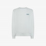 SWEATSHIRT BASIC FLEECE BIANCO PANNA