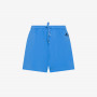 Shorts in felpa di cotone avio