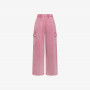 SWEATPANTS CARGO VINTAGE FLEECE DARK PINK