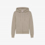 HOODIE ZIP PIQUET L/S FLEECE STONE