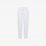 SWEATPANTS BASIC PIQUET FLEECE BIANCO