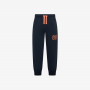 BOY'S SWEATPANTS FLUO FLEECE NAVY BLUE