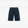 Bermuda in felpa di cotone blu navy