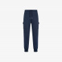 PANT CARGO POCKET GARMENT DYE COTTON FL NAVY BLUE