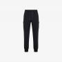 PANT CARGO POCKET GARMENT DYE COTTON FL NERO