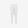 Cotton fleece joggers WHITE