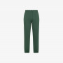 LONG PANT COTTON FL VERDE SCURO