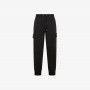 LONG PANT CARGO COTTON FL NERO