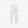 Pantaloni jogging in felpa di cotone BIANCO