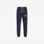 Pantaloni jogging in felpa di cotone NAVY BLUE