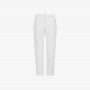 LONG PANT COTTON FL. WHITE