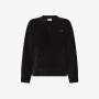 ROUND NECK CORDUROY FLEECE NERO