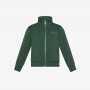 Cotton zip sweatshirt DARK GREEN