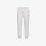 Fleece joggers WHITE