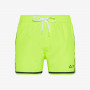 SWIM PANT SIDE BAND WHITE YELLOW FLUO
