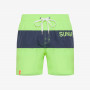 SWIM PANT STRIPE ON MIDDLE YELLOW FLUO