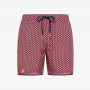 SWIM PANT TIE PATTERN NAVY BLUE / FIRE