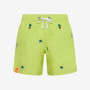 BOY'S SWIM PANT SMALL EMBROIDERY LIME