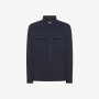 Cotton overshirt NAVY BLUE