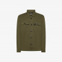 Cotton overshirt DARK MILITARY