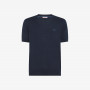 T-SHIRT SOLID S/S NAVY BLUE
