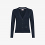 CARDIGAN CABLE L/S NAVY BLUE