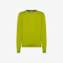 SWEATER NECK DOUBLE RIB OLIVA