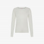 SWEATER BASIC L/S BIANCO PANNA