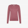 Dark pink cotton jumper