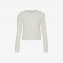 CLASSIC JACKET SWEATER L/S BIANCO PANNA