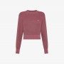 ROUND CROPPED SWEATER L/S ROSA SCURO