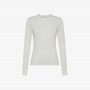 CABLE KNIT SWEATER L/S BIANCO PANNA