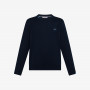 BOY'S SWEATER BASIC L/S NAVY BLUE